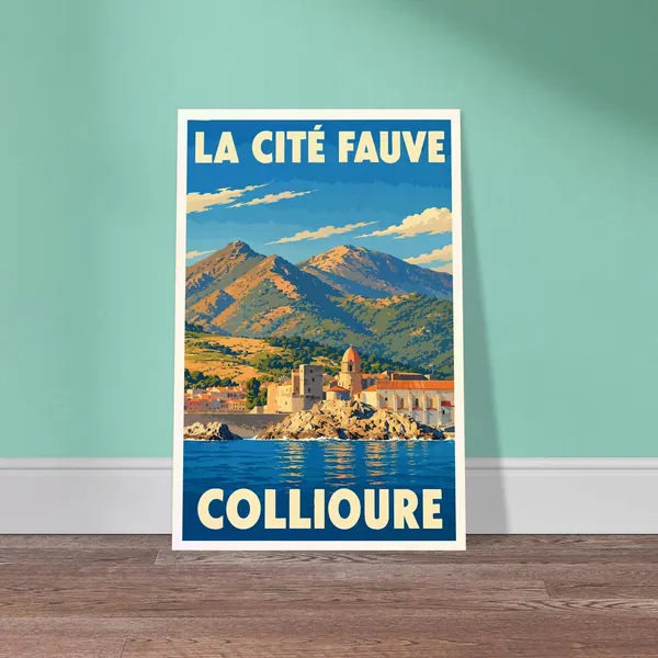 Affiche Collioure, vue 4