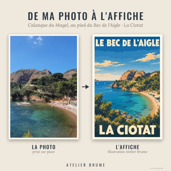 Affiche Le Bec de l'Aigle, vue 2