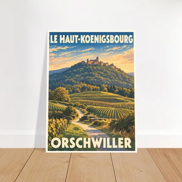 Affiche vintage Le Haut-Koenigsbourg