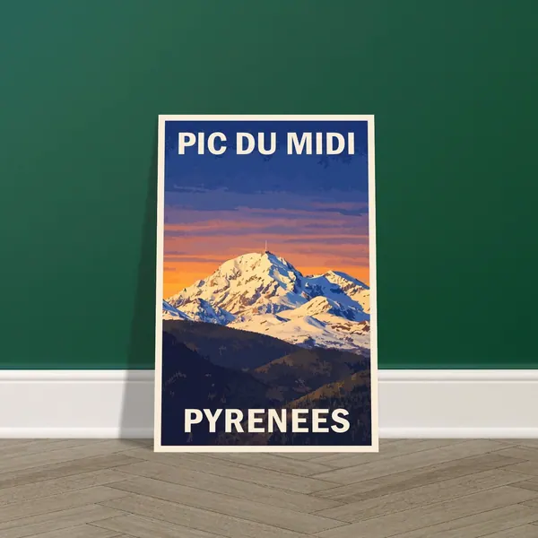 Affiche vintage Le Pic du Midi