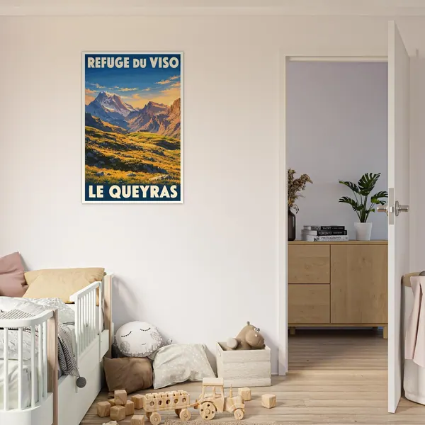 Affiche Le refuge du Viso, vue 2
