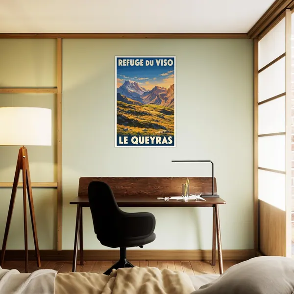 Affiche Le refuge du Viso, vue 3