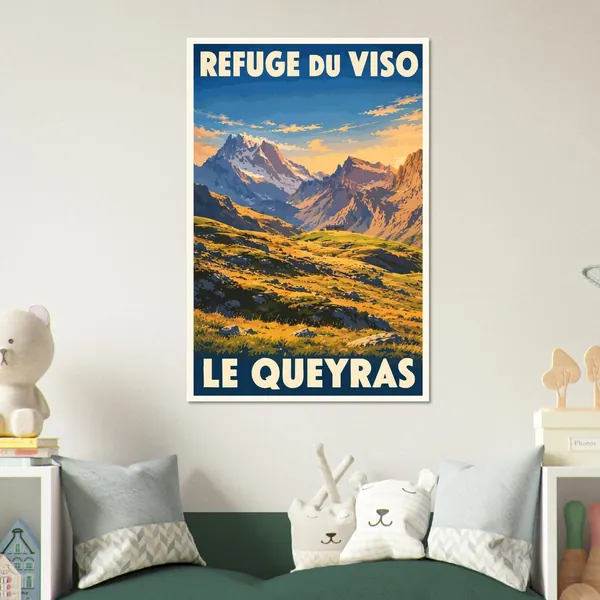 Affiche Le refuge du Viso, vue 4