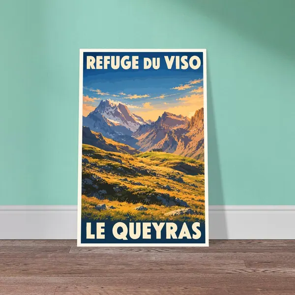 Affiche Le refuge du Viso, vue 5